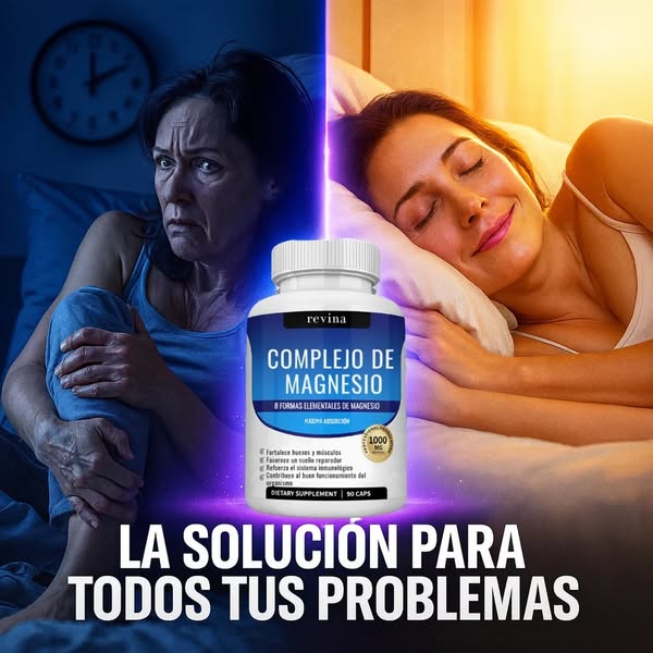 Magnesium Complex 8-en-1 — Duerme mejor, reduce el estrés y recupera tu energía "