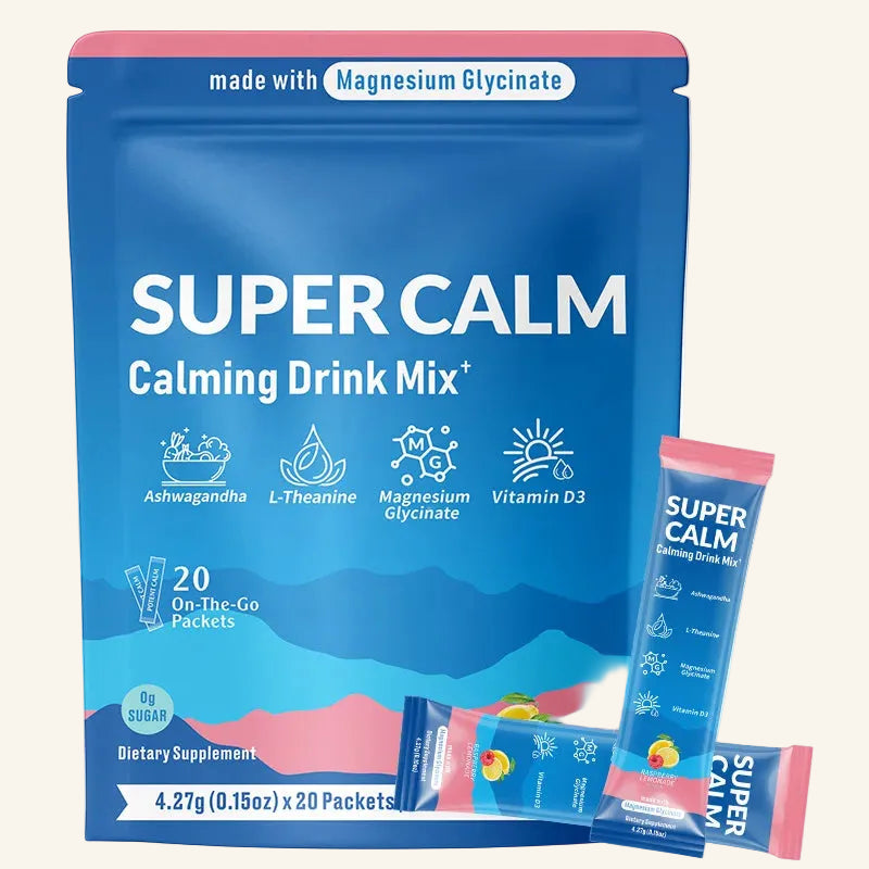 SUPERCALM — Bebida Calmante Natural | Reduce el Estrés y Duerme Mejor desde el Primer Sorbo